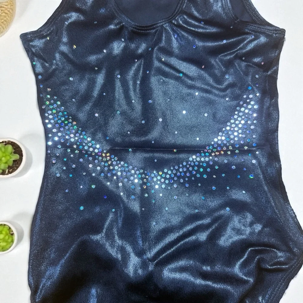 NWT CS GK Elite sportswear short sleeved leotard